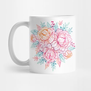 Flower Decorative Wreath Mug